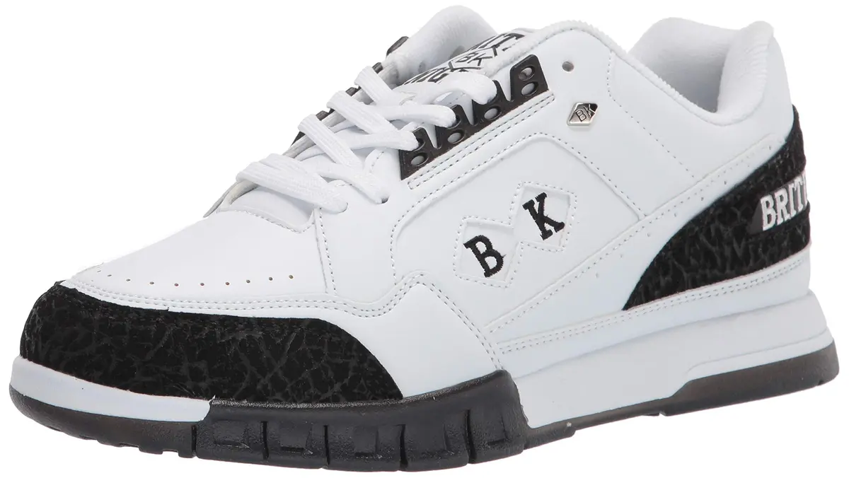 British Knights Metros Sneakers White/Black/Black Ice 10.5 US | Retro Casual Comfort - main product image