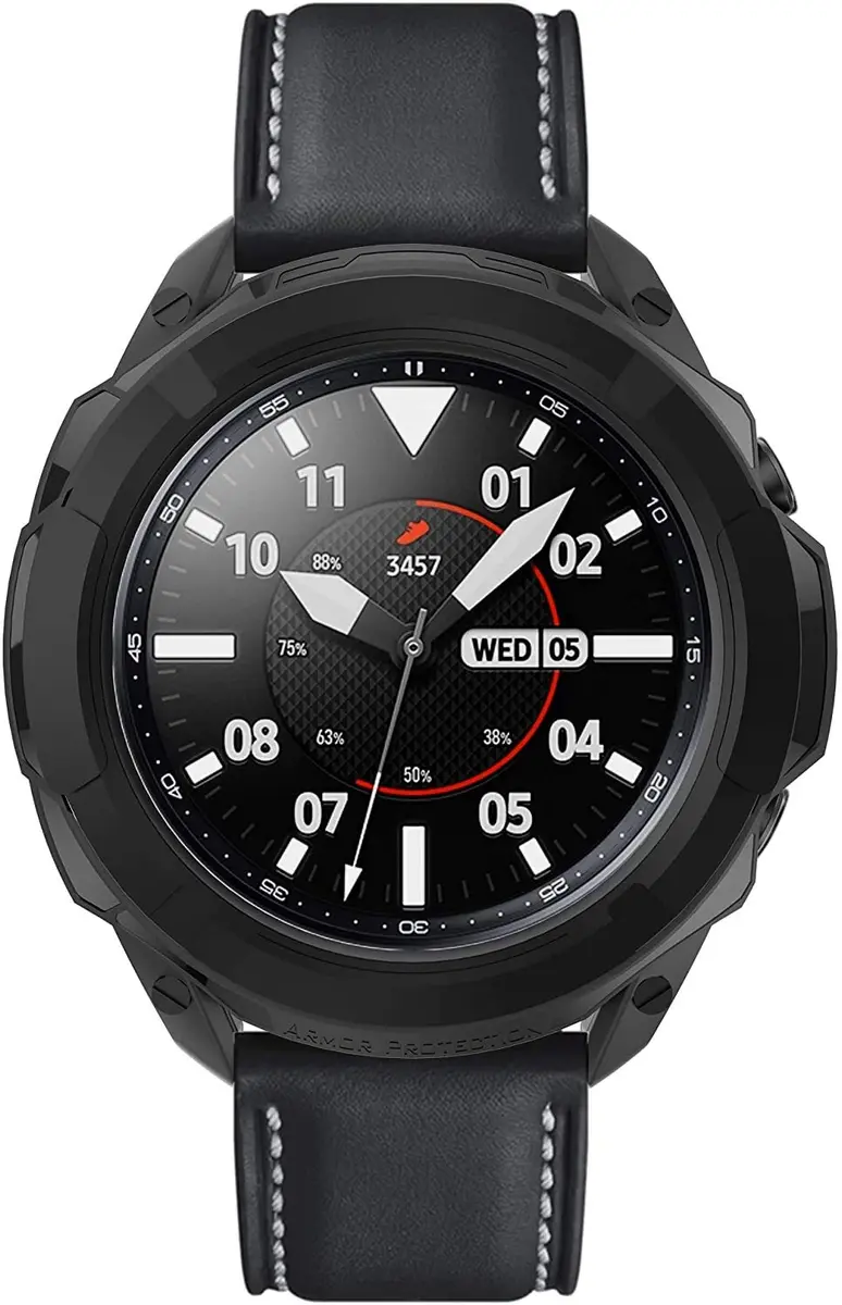 TenCloud Black Watch Case for Samsung Galaxy Watch 3 41mm/45mm | Rotatable Bezel Protector - view 2