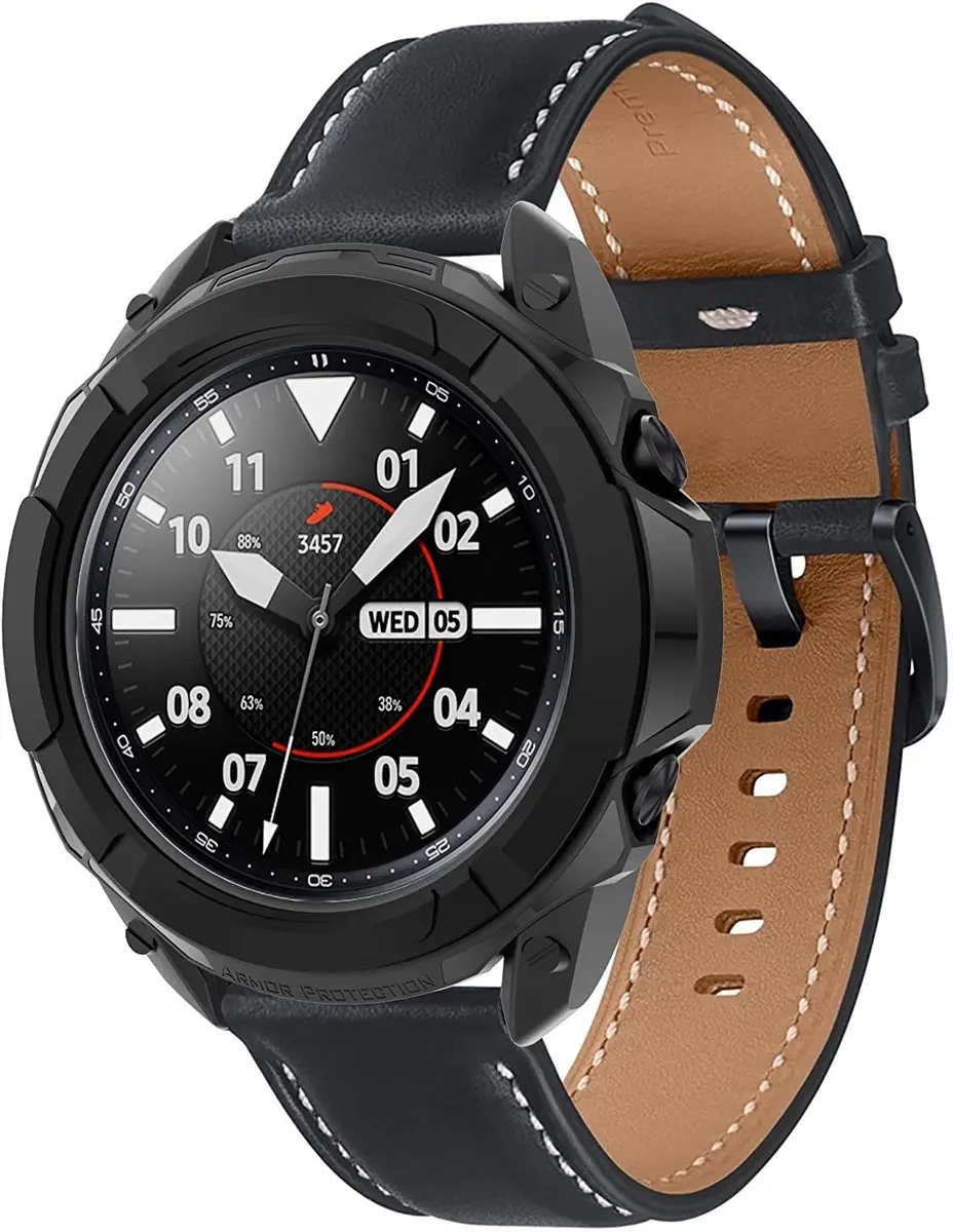 TenCloud Black Watch Case for Samsung Galaxy Watch 3 41mm/45mm | Rotatable Bezel Protector - view 4