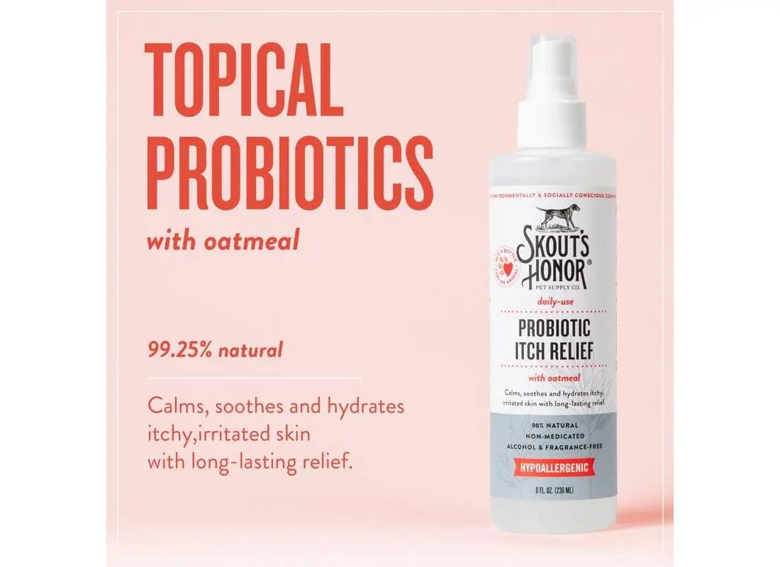 SKOUT'S HONOR Probiotic Itch Relief Spray 8 Fl Oz | Supports Skin Comfort & Itch Relief - view 4