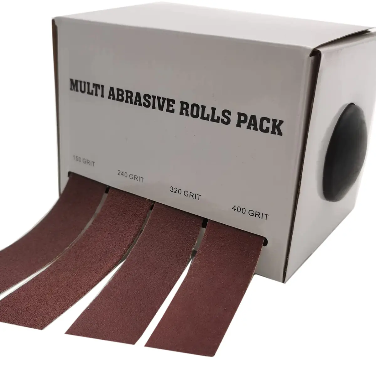 LYFJXX Emery Cloth Roll 1 inch x 19.68 ft (25.4mm x 6m) Assorted Grits (150, 240, 320, 400) | Professional Grade Aluminum Oxide Sandpaper Rolls - view 6