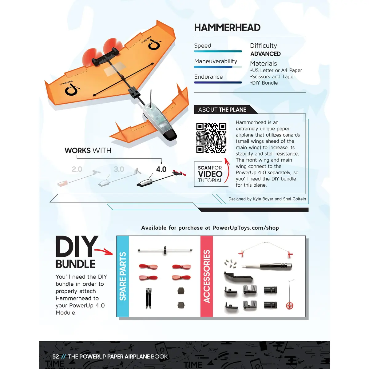 POWERUP TOYS The PowerUp Paper Airplane Book | 10 Unique Designs & STEM Learning (59 pages, paperback) - view 7