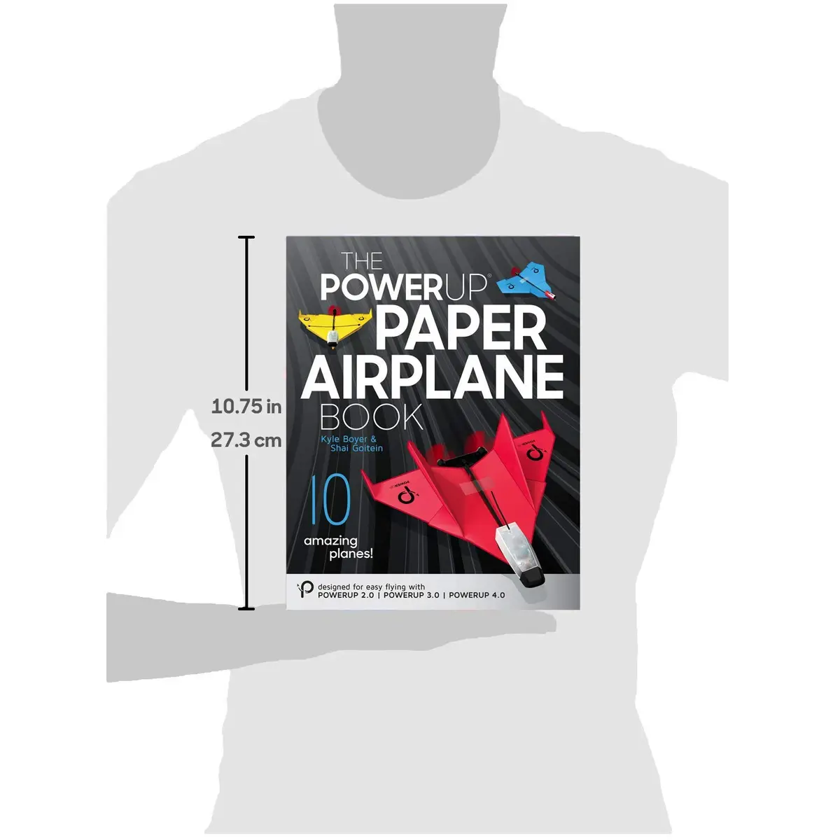 POWERUP TOYS The PowerUp Paper Airplane Book | 10 Unique Designs & STEM Learning (59 pages, paperback) - view 9