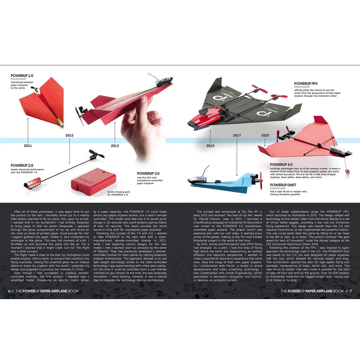 POWERUP TOYS The PowerUp Paper Airplane Book | 10 Unique Designs & STEM Learning (59 pages, paperback) - view 4