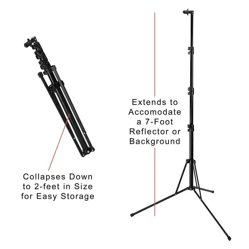 Fotodiox Pro 40x60in Portable Green & Blue Background Kit with Support Stand, Collapsible Panel for Photo & Video (3.3x4ft) - view 6