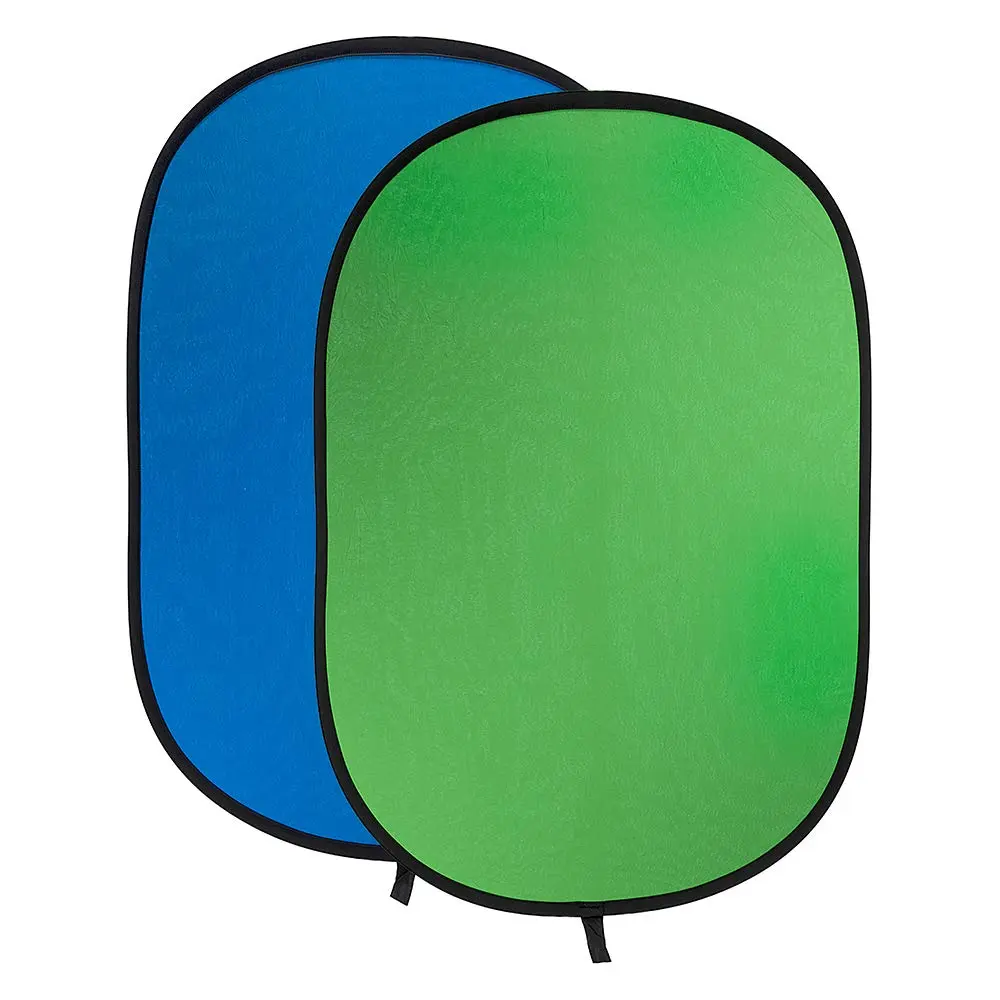 Fotodiox Pro Collapsible Background 40x60in | Chromakey Green & Blue, Portable & Easy Setup - main product image
