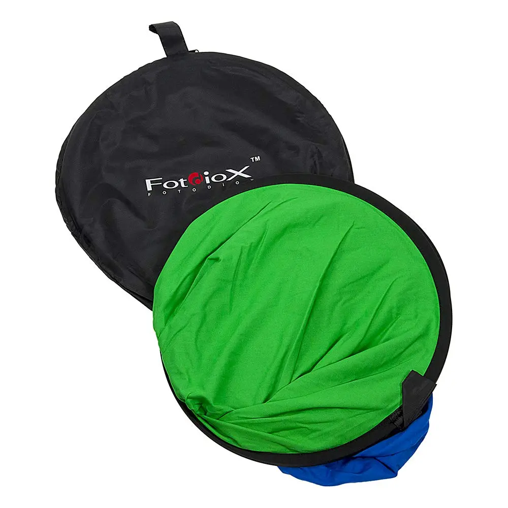 Fotodiox Pro Collapsible Background 40x60in | Chromakey Green & Blue, Portable & Easy Setup - view 2