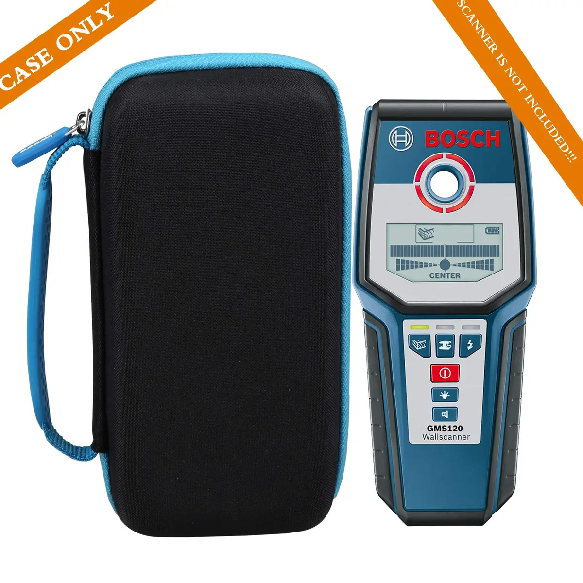 Aproca Hard Storage Travel Case for Bosch GMS120 Scanner | Blue - view 4