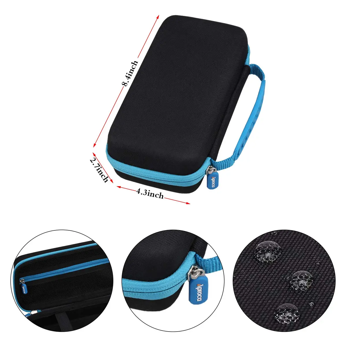 Aproca Hard Storage Travel Case for Bosch GMS120 Scanner | Blue - view 7
