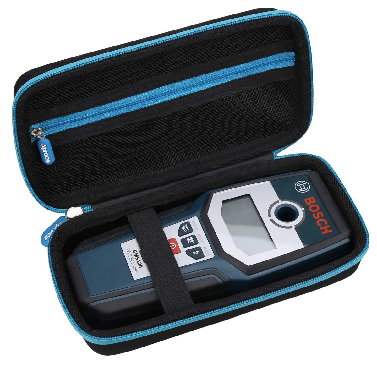 Aproca Hard Storage Travel Case for Bosch GMS120 Scanner | Blue - view 2