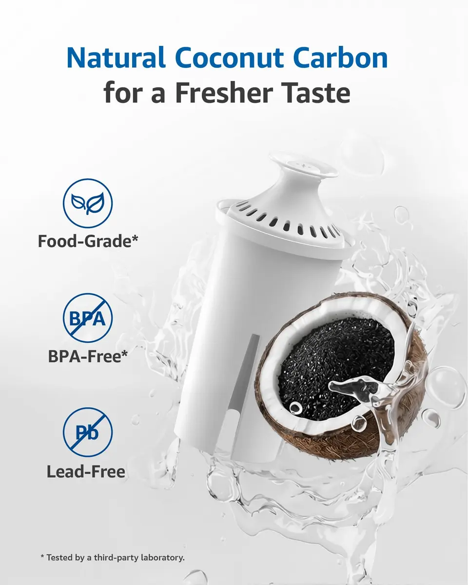 Filterlogic Water Filter Replacement for Brita® Classic 35557, OB03, 3 Pack | NSF Certified Multistage Filtration for Pure Water - view 4