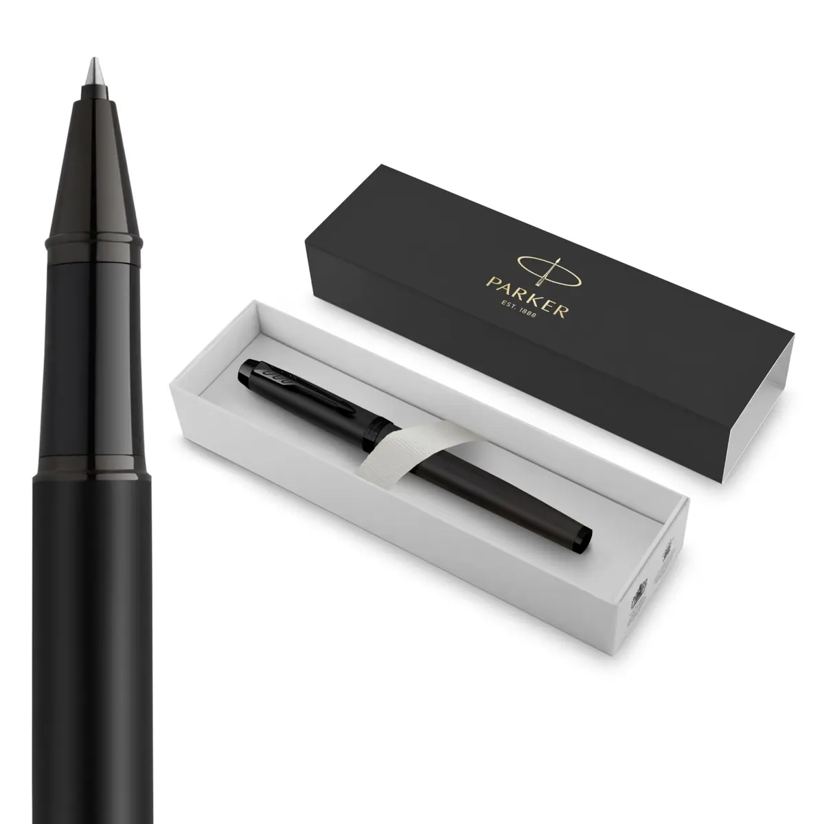 Parker IM Rollerball Pen, Fine Point, Matte Black, 0.9mm | Smooth Writing for Professionals - main product image