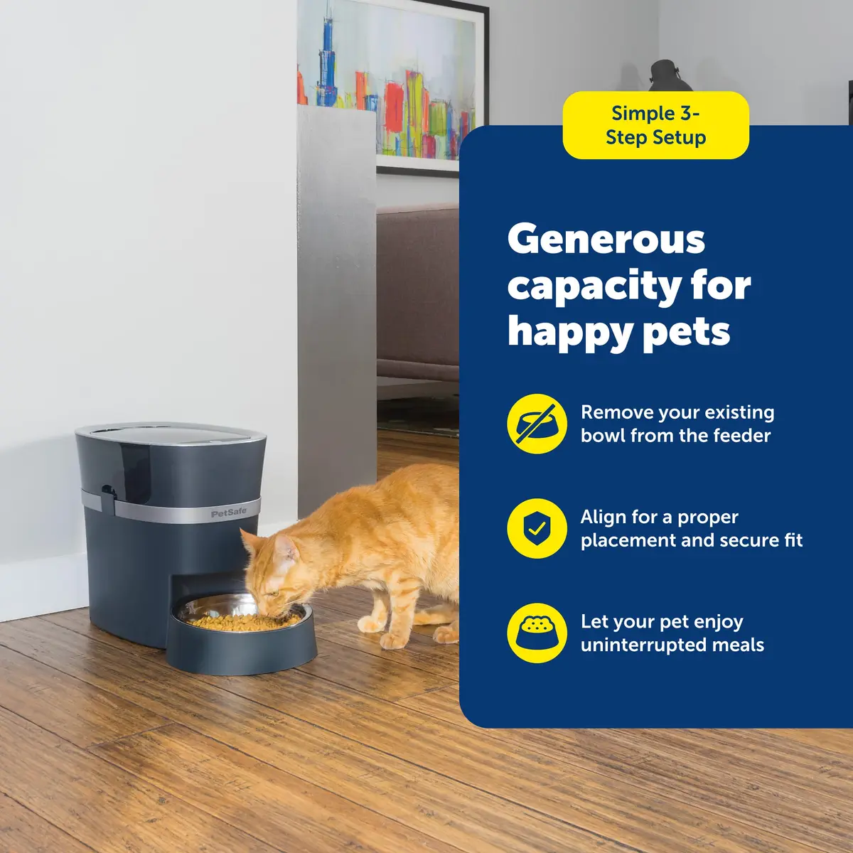 PetSafe Stainless Steel Dog and Cat Bowl, Grey, 5 Cup | Durable, Hygienic & Dishwasher Safe - view 5