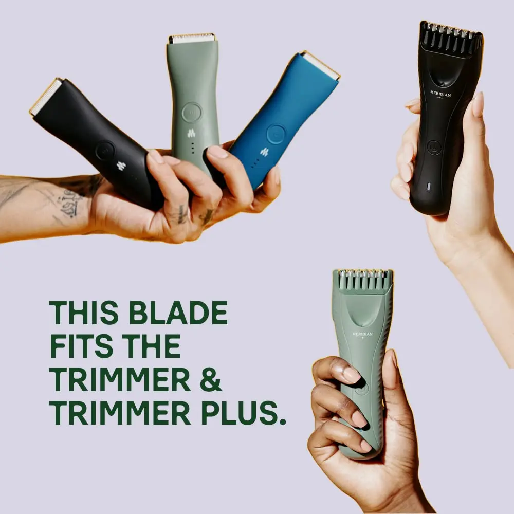 Meridian Ceramic Replacement Blade for Compatible Body Hair Trimmer | Seamless Fit & Rust-Resistant (70-120 chars) - view 3