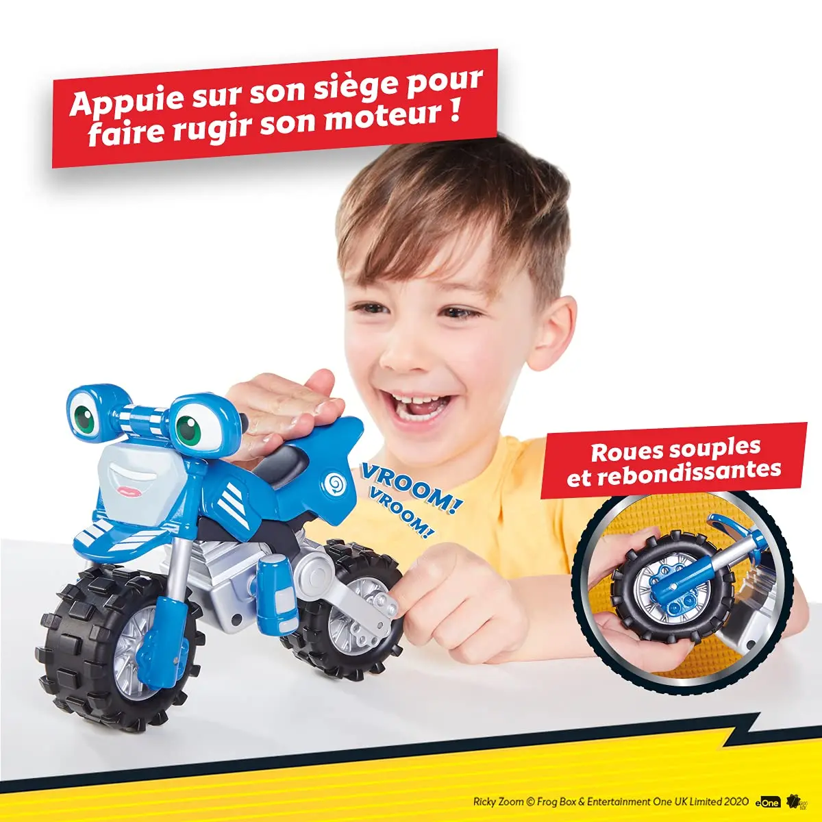 Ricky Zoom Rev & Roll Loop | 7-inch Motorized Toy Vehicle for Kids 3+ | Blue - view 5