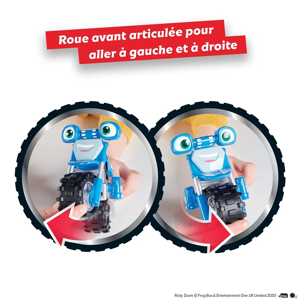Ricky Zoom Rev & Roll Loop | 7-inch Motorized Toy Vehicle for Kids 3+ | Blue - view 3