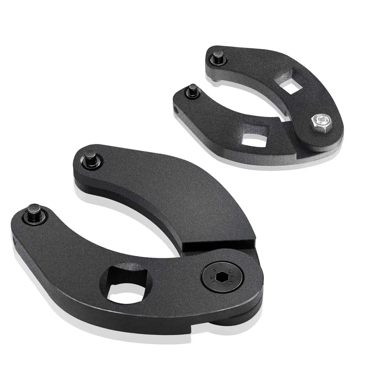 IVARKEY Adjustable Gland Nut Wrench Set for Hydraulic Cylinders | Universal Set of 2, Reversible, Alloy Steel, Silver - main product image