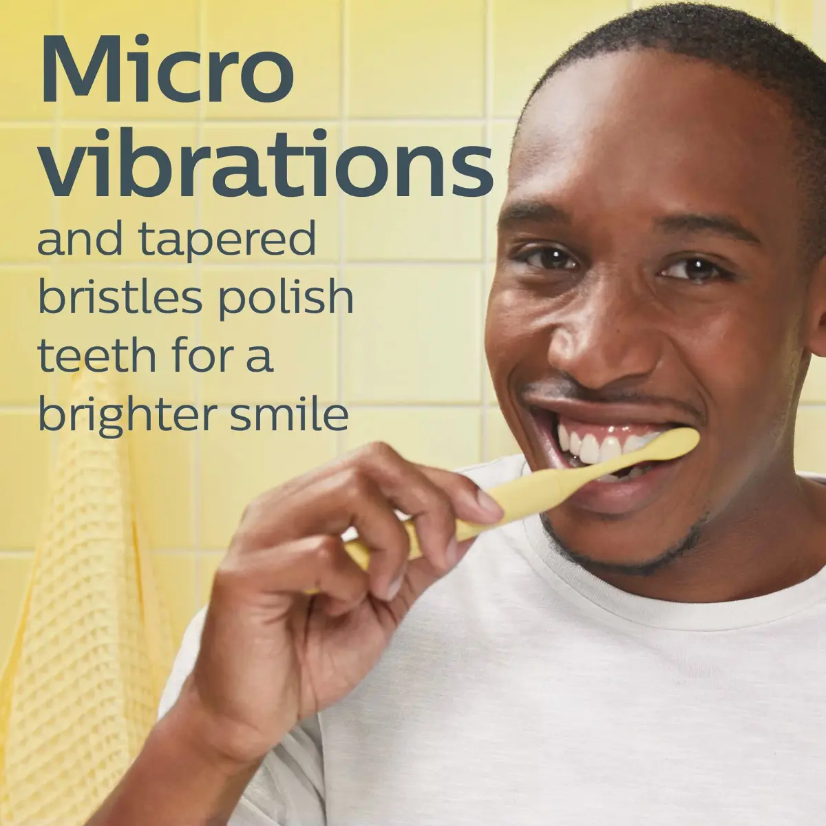 Philips Sonicare One Replacement Brush Heads, 2-Pack, Yellow | Micro-vibrations for Brighter Smiles - view 2