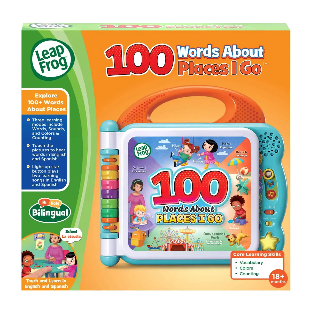 LeapFrog 100 Words About Places I Go Book | Bilingual Learning Toy for Ages 18+ Months - view 7