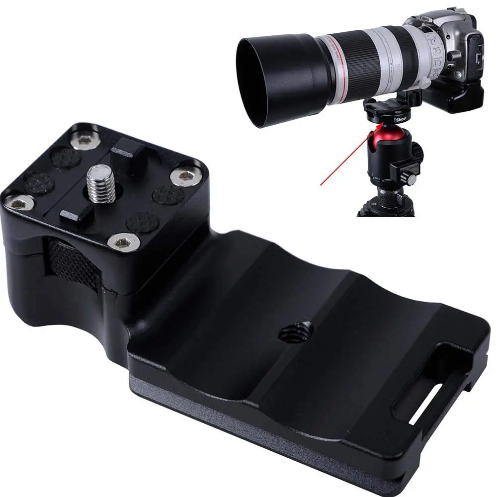 iShoot Lens Collar Foot Tripod Mount Ring Base for Canon EF 100-400mm f/4.5-5.6L IS II USM | Quick Release Plate, CNC Aluminum - main product image