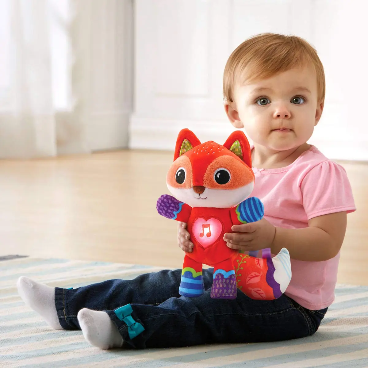 VTech Soothing Songs Fox, Red | Musical Toy for Babies with Lights & Sounds, Birth+ - view 5