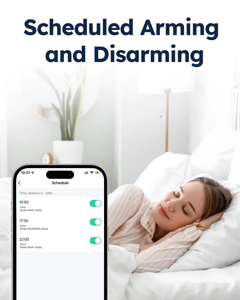 tolviviov WiFi Door Alarm System 8-Piece Kit | Real-Time Alerts, No Monthly Fee, DIY Installation - view 7