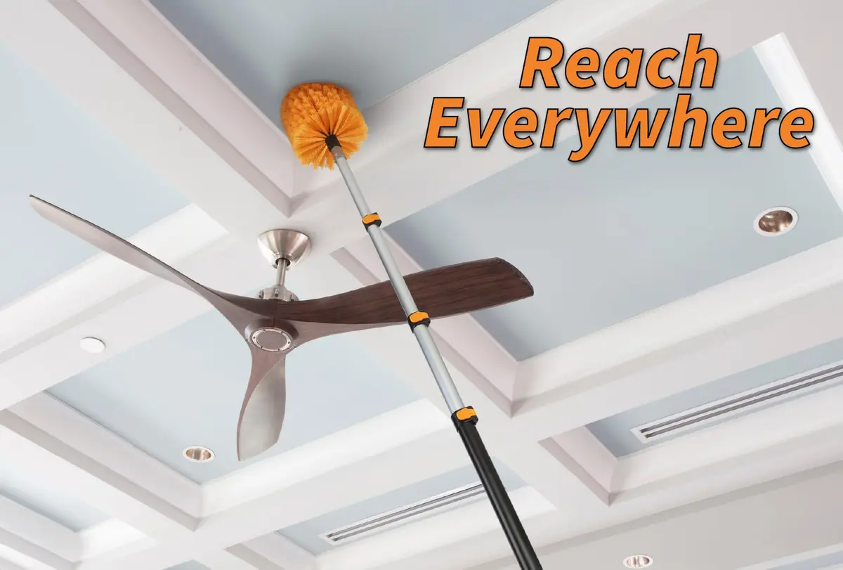 EXTEND-A-REACH Telescopic Cobweb Duster with Extension Pole, 25 ft (7.62 m) | High Reach for Indoor & Outdoor Cleaning - view 5