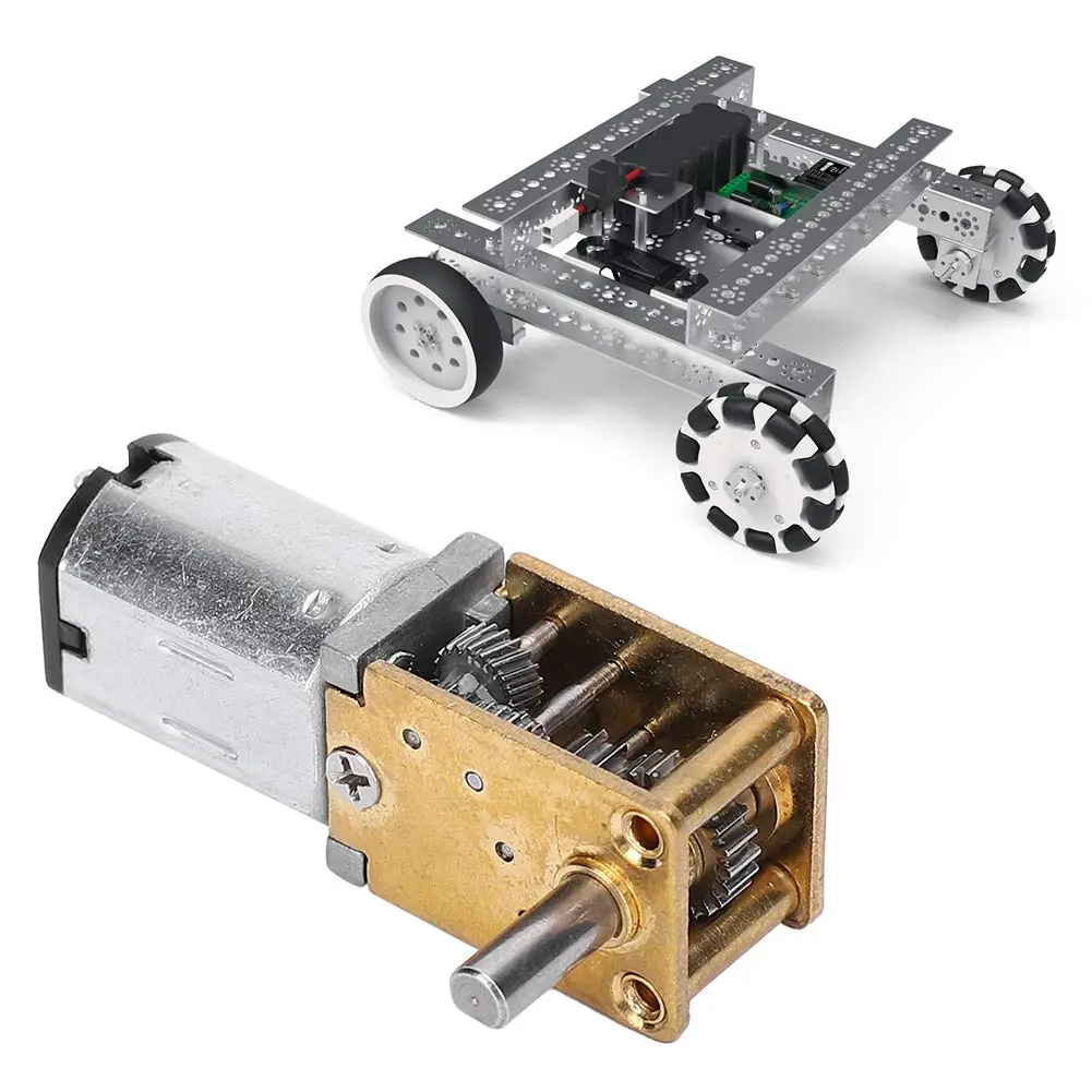 Hilitand Mini Gear Motor 3V | High Torque, Low Noise, 16RPM, Geared DC Motor - view 9