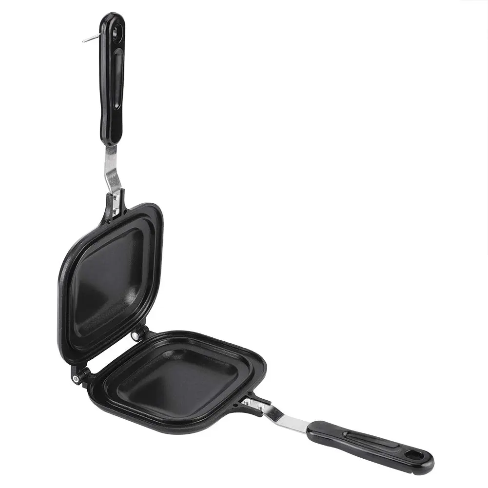 Oumefar Square Double-Sided Pancake Pan 36.5x16x3.5cm (14.4x6.3x1.4in) | Nonstick Sandwich Maker for Breakfast Omelettes - main product image