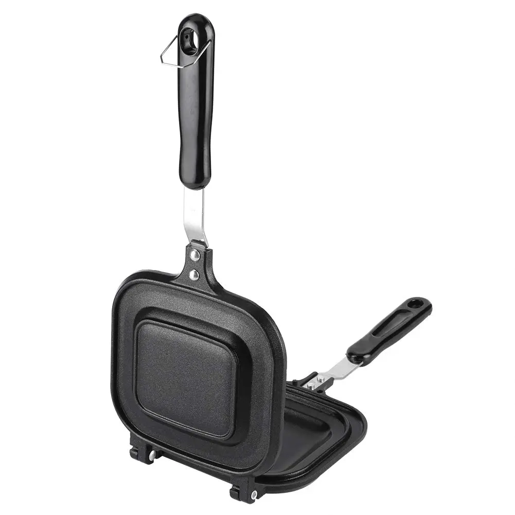 Oumefar Square Double-Sided Pancake Pan 36.5x16x3.5cm (14.4x6.3x1.4in) | Nonstick Sandwich Maker for Breakfast Omelettes - view 5