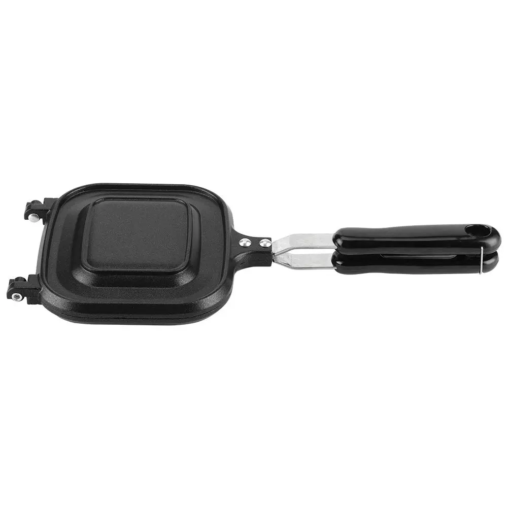 Oumefar Square Double-Sided Pancake Pan 36.5x16x3.5cm (14.4x6.3x1.4in) | Nonstick Sandwich Maker for Breakfast Omelettes - view 4