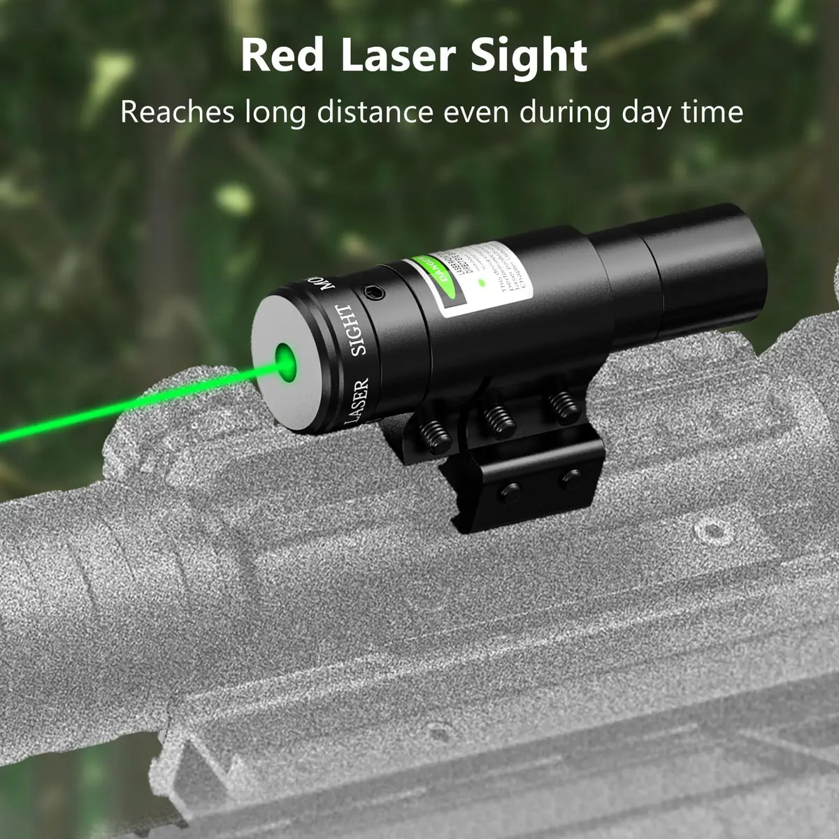 MidTen 3-9x32 4-in-1 Scope Combo with Dual Illuminated Scope Optics & 4 Holographic Reticle Rangefinder Illuminated Sight & 20mm Mount | Versatile Hunting & Shooting Scope - view 6