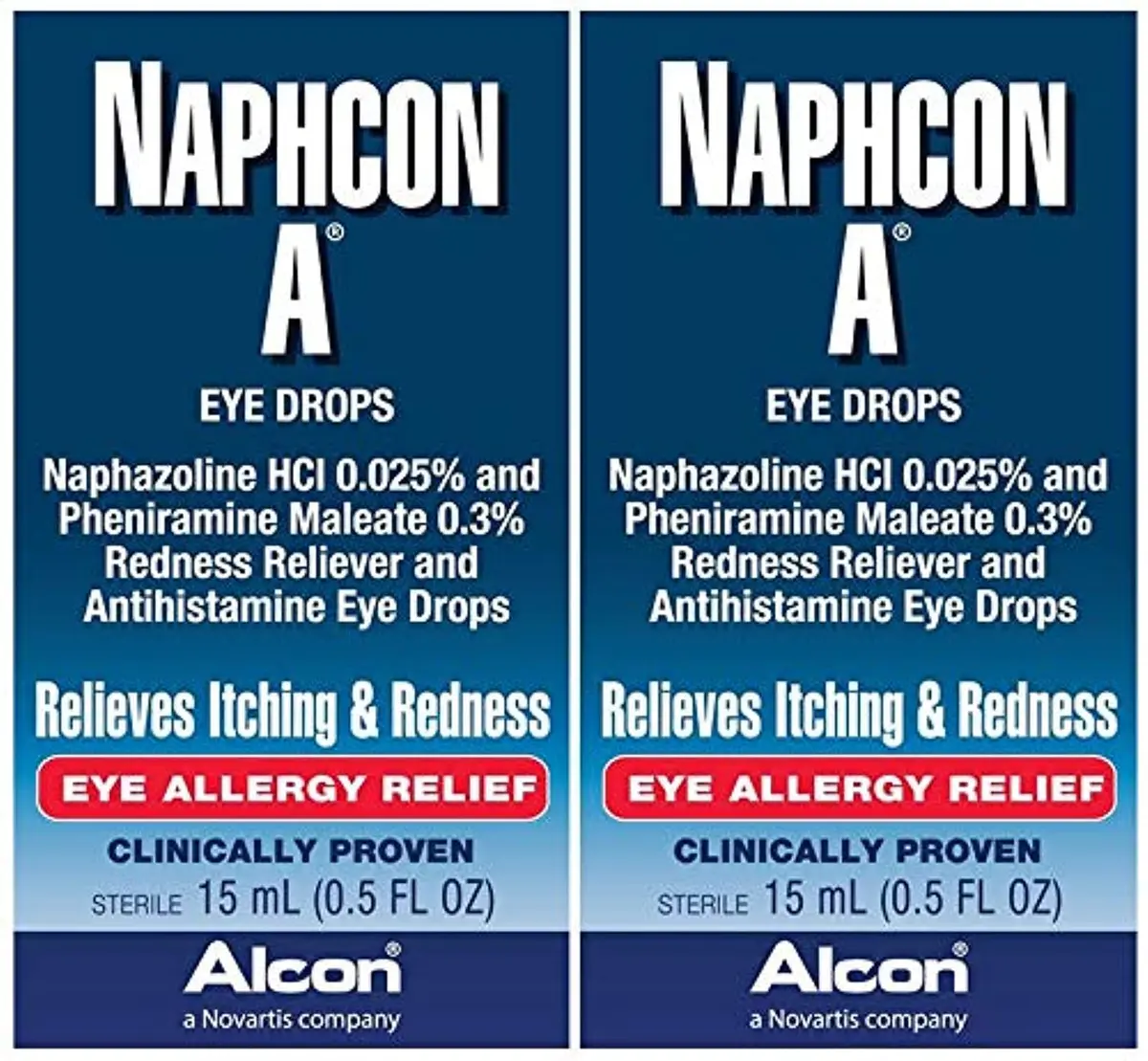 Naphcon-A Eye Drops 15-mL | Fast-Relief for Itchy, Red Eyes in Adults - main product image