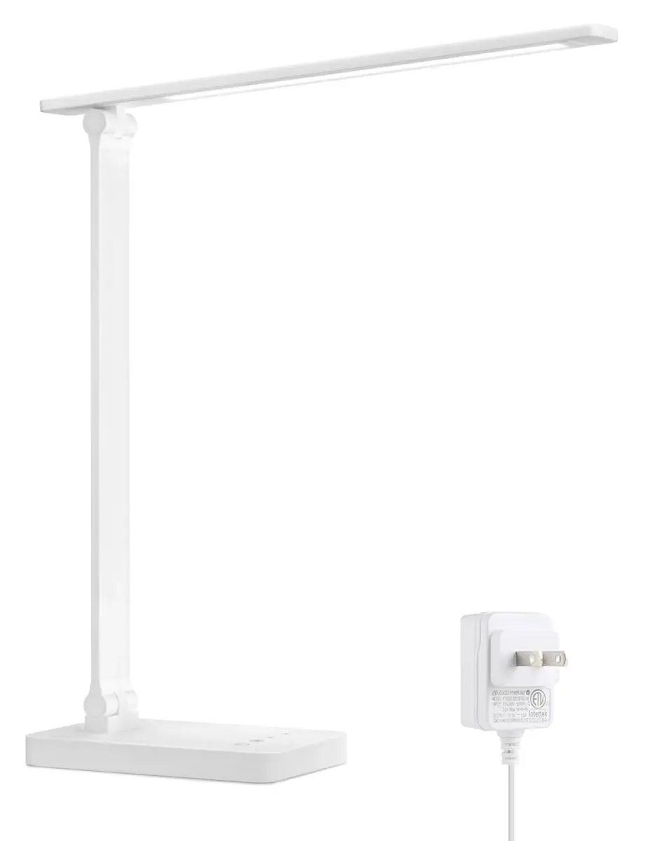 Lepro LED Desk Lamp 9.5W 800lm White | Dimmable Touch Control for Home Office & Study - main product image