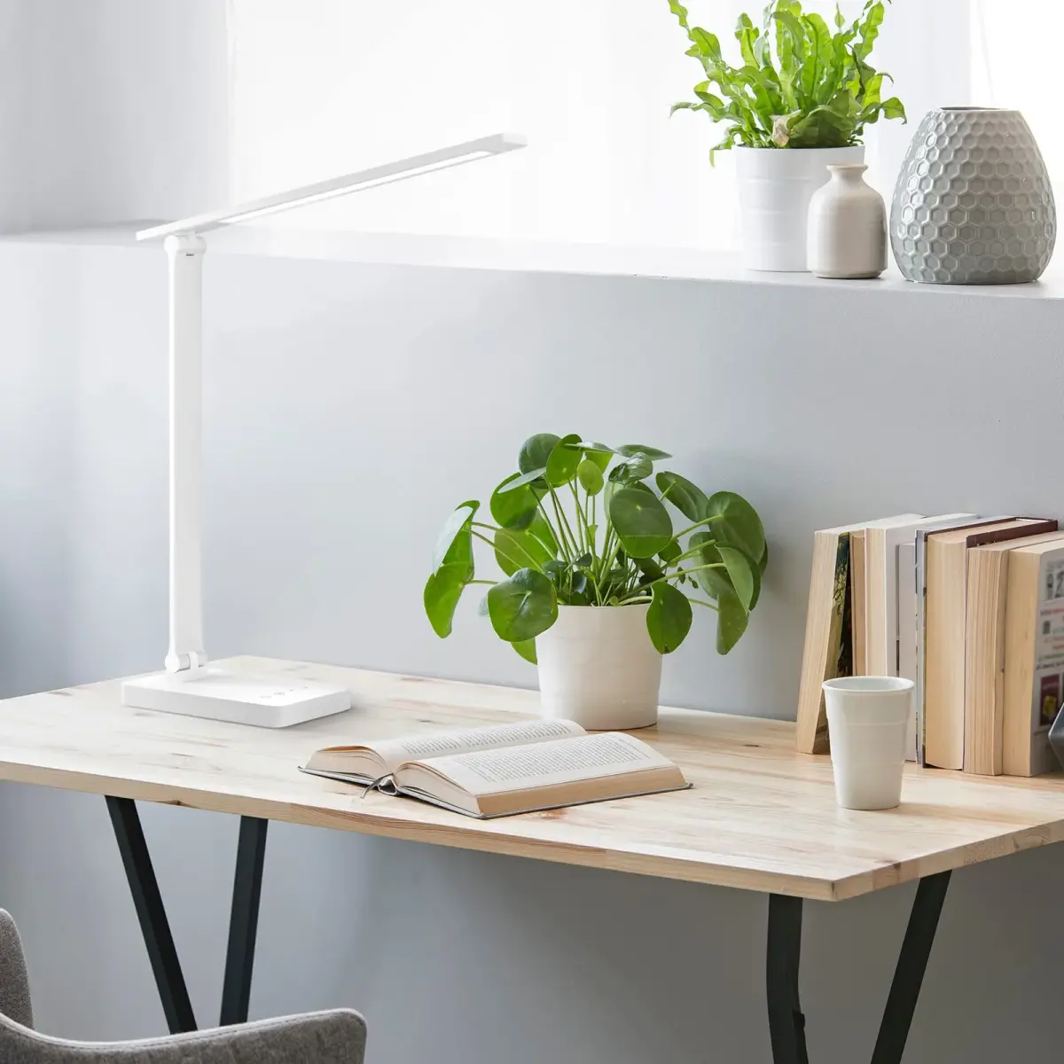 Lepro LED Desk Lamp 9.5W 800lm White | Dimmable Touch Control for Home Office & Study - view 7