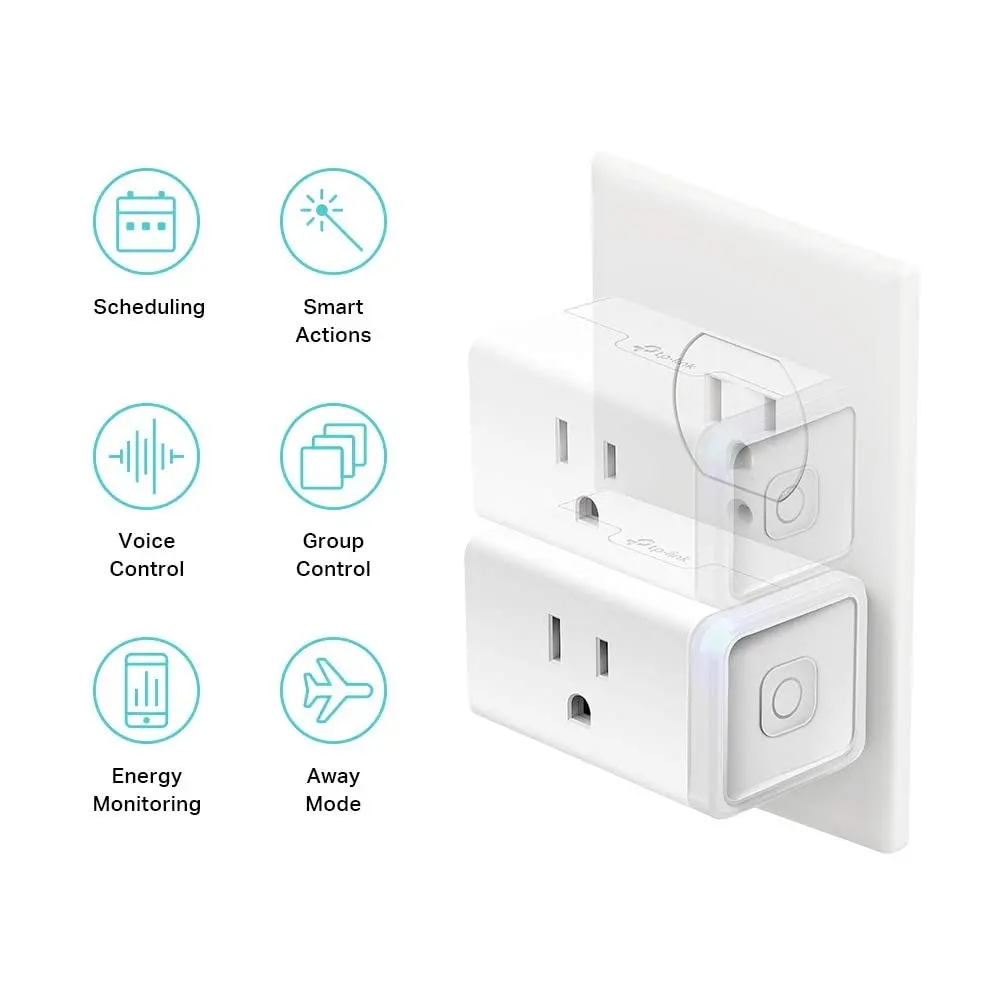 Kasa Smart Plug Mini KP115 with Energy Monitoring | 1-Pack White - view 2