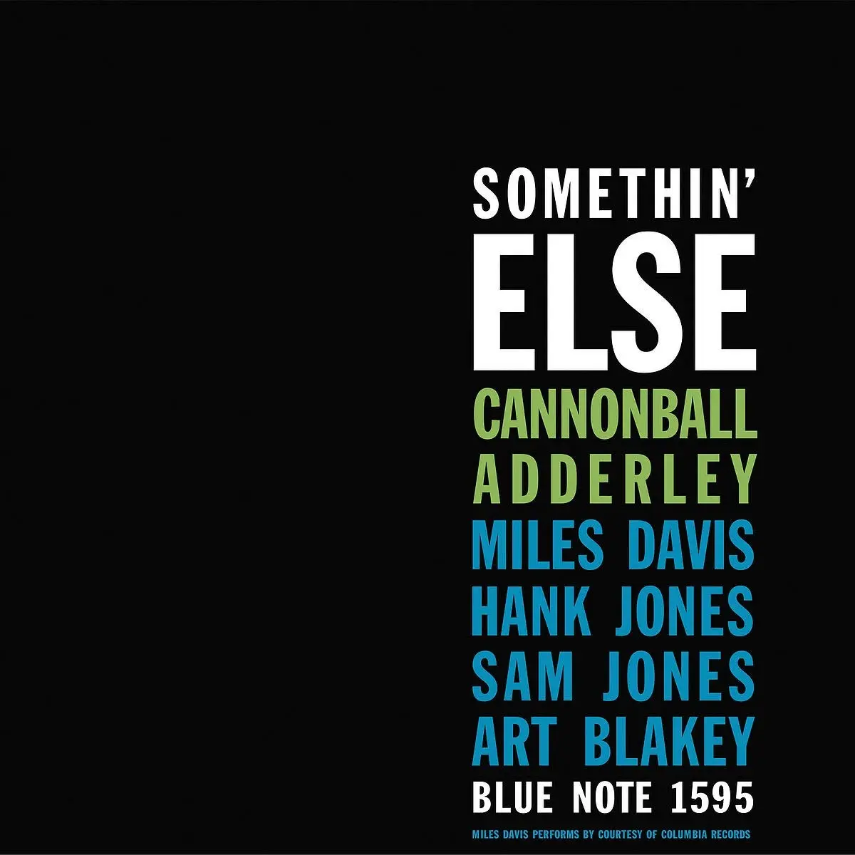 Blue Note Somethin' Else LP | Classic Jazz Vinyl with Original Master Tapes (70-120 chars) - main product image