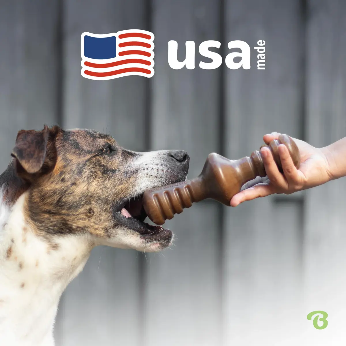 Benebone Zaggler Rolling Dog Chew Toy for Aggressive Chewers, Real Peanut, 6.6 oz (187 g) | Durable Interactive Toy - view 5