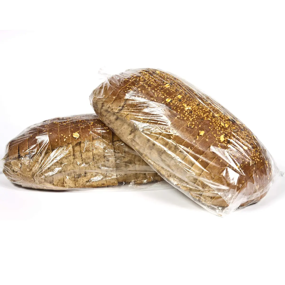 Morepack Plastic Bread Bags with Twist Ties 14x3x5 Inch (100 Pcs) | Gusseted for Large Loaves - view 4