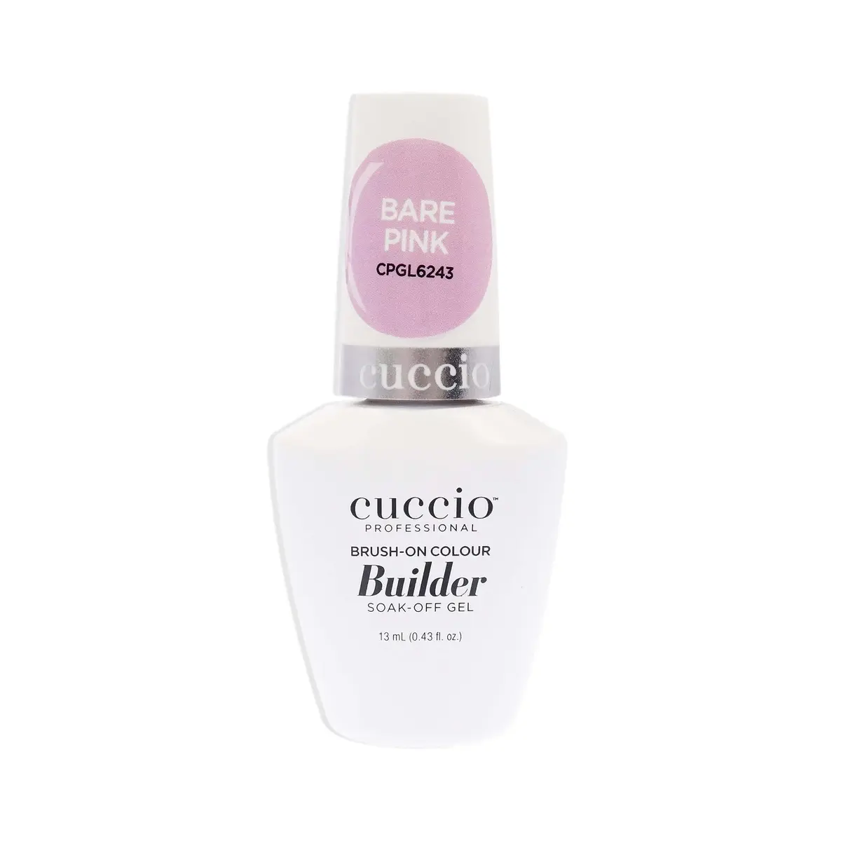 Cuccio Brush-On Colour Builder Soak-Off Gel 0.43 Oz | Calcium Enriched, Pink, Easy Application, Reinforce & Extend Nails - main product image