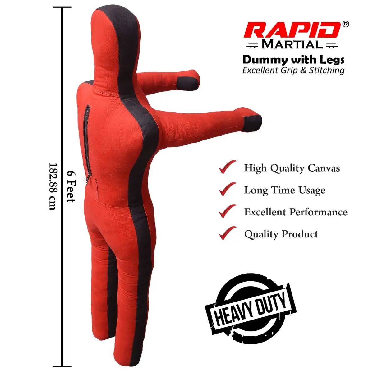 Rapid Martial 6ft Unfilled Punching Bag | MMA & Karate Training Equipment - view 8