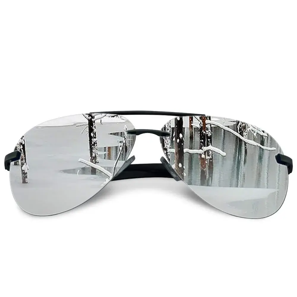 Fishingtours Classic Aviator Sunglasses for Men & Women | 65mm Lens Width (2.56 in) - main product image