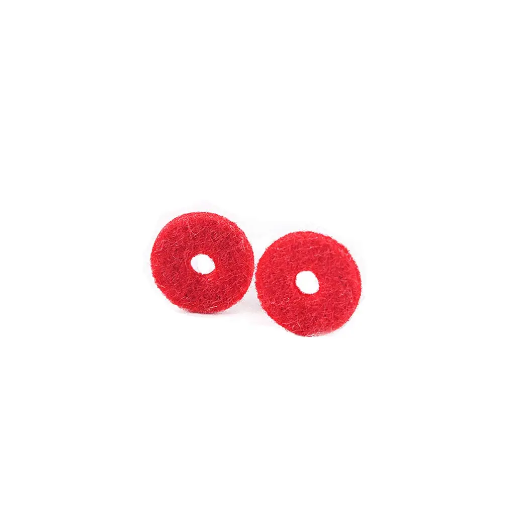 Alnicov 90PCS 12.5MM Piano Felt Front Rail Regulating Punchings Red | Replacement Parts for Piano - view 6