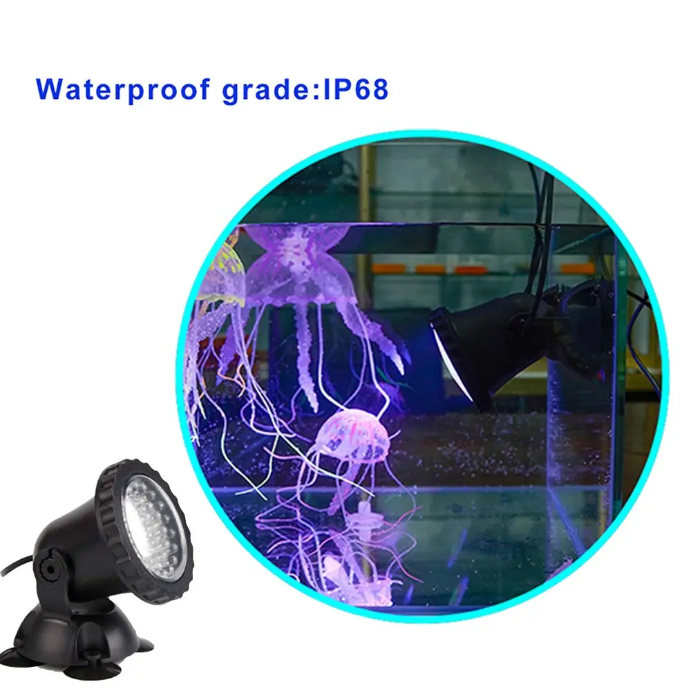 SHOYO Color Changing Pond Lights 3-Pack | Submersible RGB LED Spotlights with Timer & Remote - view 2