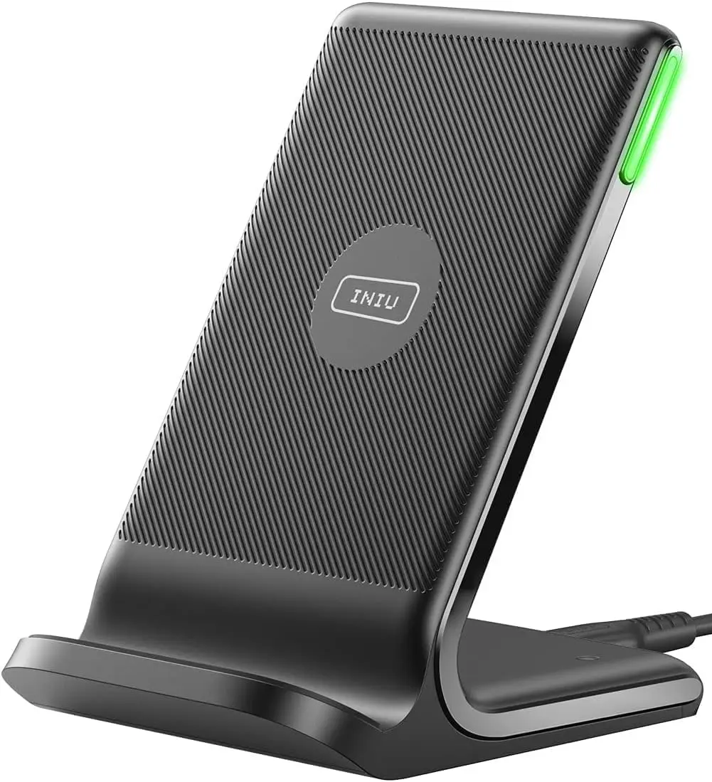 INIU Wireless Charger 15W | Fast Charging Stand with LED & Temp°Guard - view 9