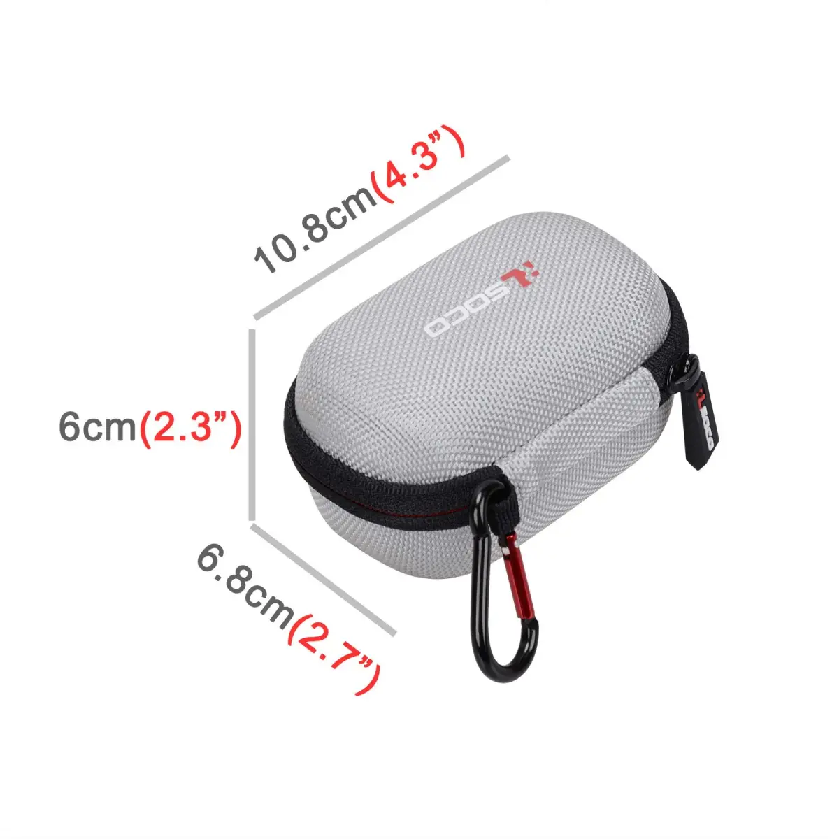 RLSOCO Carrying Case for Bose QuietComfort & Sport Earbuds | Silver, EVA & 1680D Materials - view 3