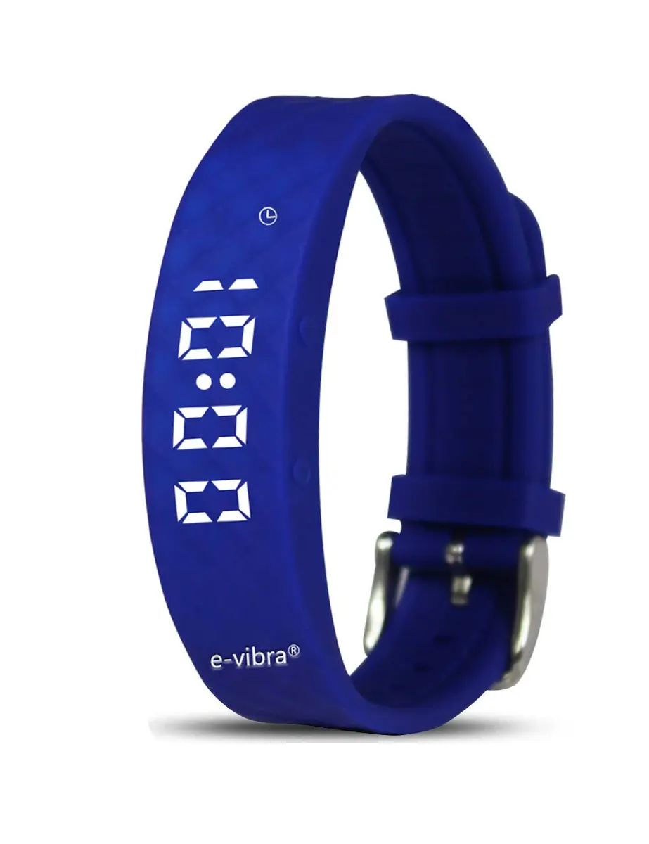 e-vibra Potty Training Watch Silent Vibrating Alarm Reminder Blue | 10cm-22.5cm Wrist - main product image