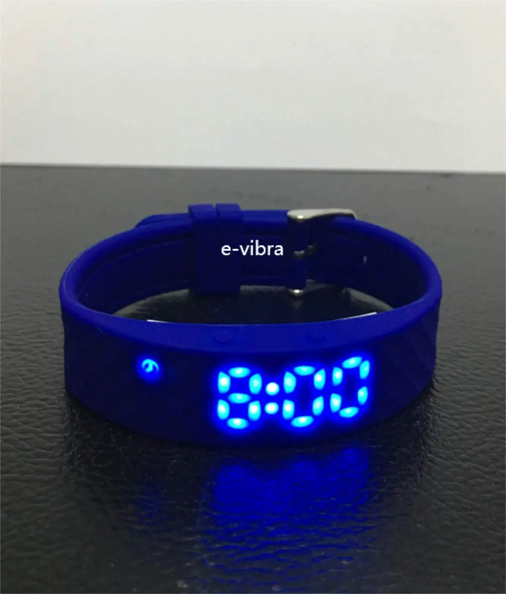 e-vibra Potty Training Watch Silent Vibrating Alarm Reminder Blue | 10cm-22.5cm Wrist - view 2