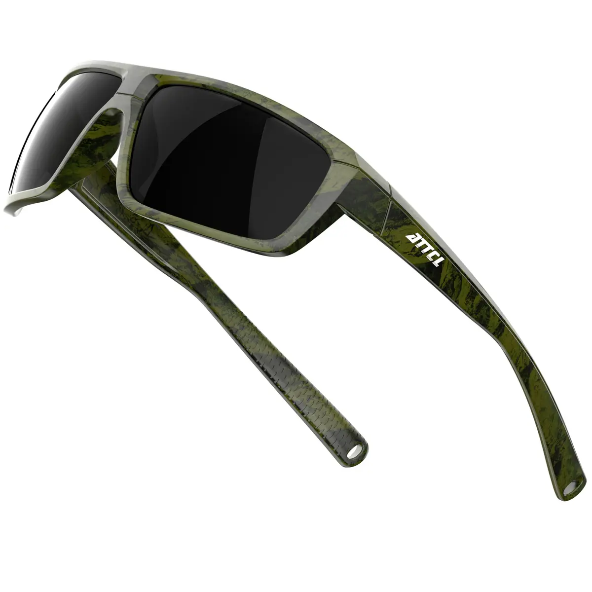 ATTCL Polarized Sunglasses Men Wrap Around UV400 Fishing Sports | TR90 Frame, 63mm Lens Width - main product image