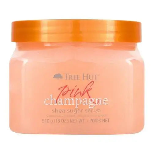 Tree Hut Pink Champagne Body Scrub with Shea Butter, 510g (18 Oz) | Exfoliating & Hydrating Sugar Scrub - main product image